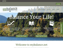 Tablet Screenshot of mybalance.net